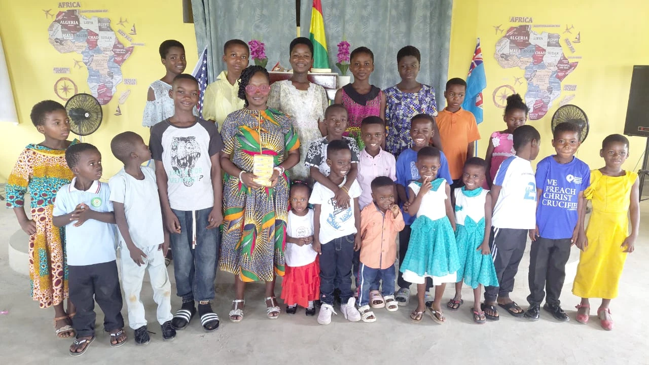 The children of Kai'Ros House, Kumasi, Ghana